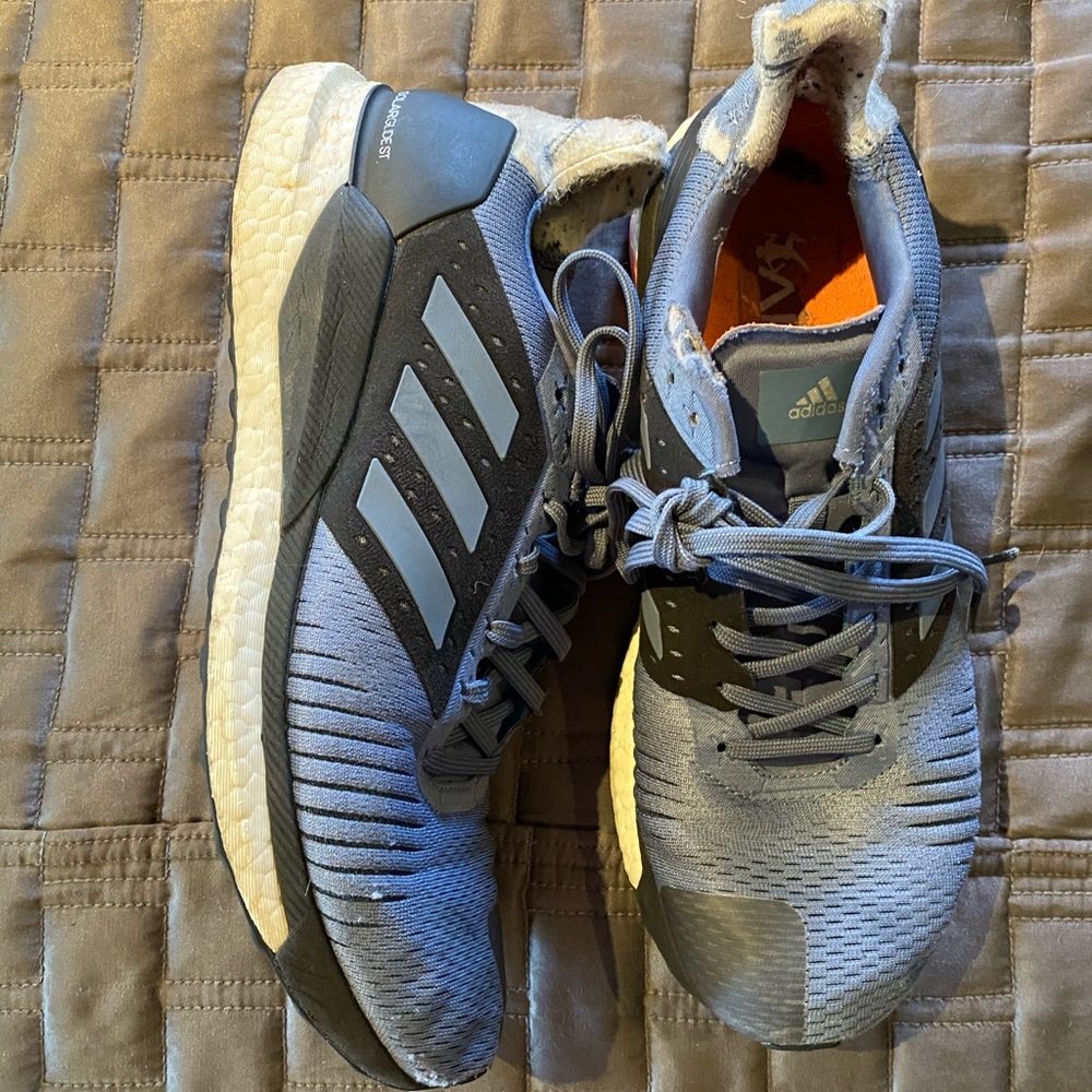 Blue Adidas Running Shoes